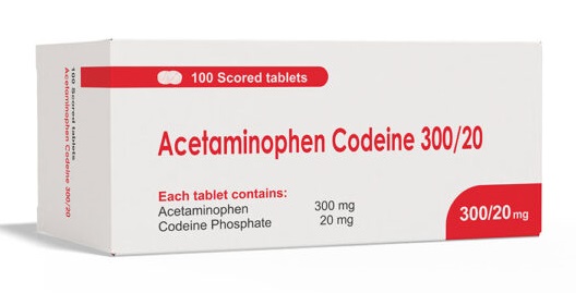 تصویر ACETAMINOPHEN CODEINE KHARAZMI (300+10)MG TAB